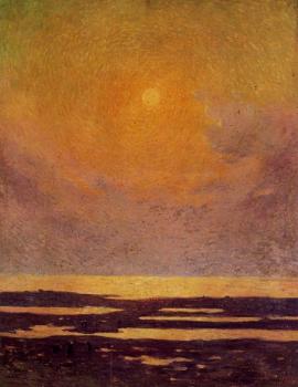 Ferdinand Loyen Du Puigaudeau : Sunset on the Coast